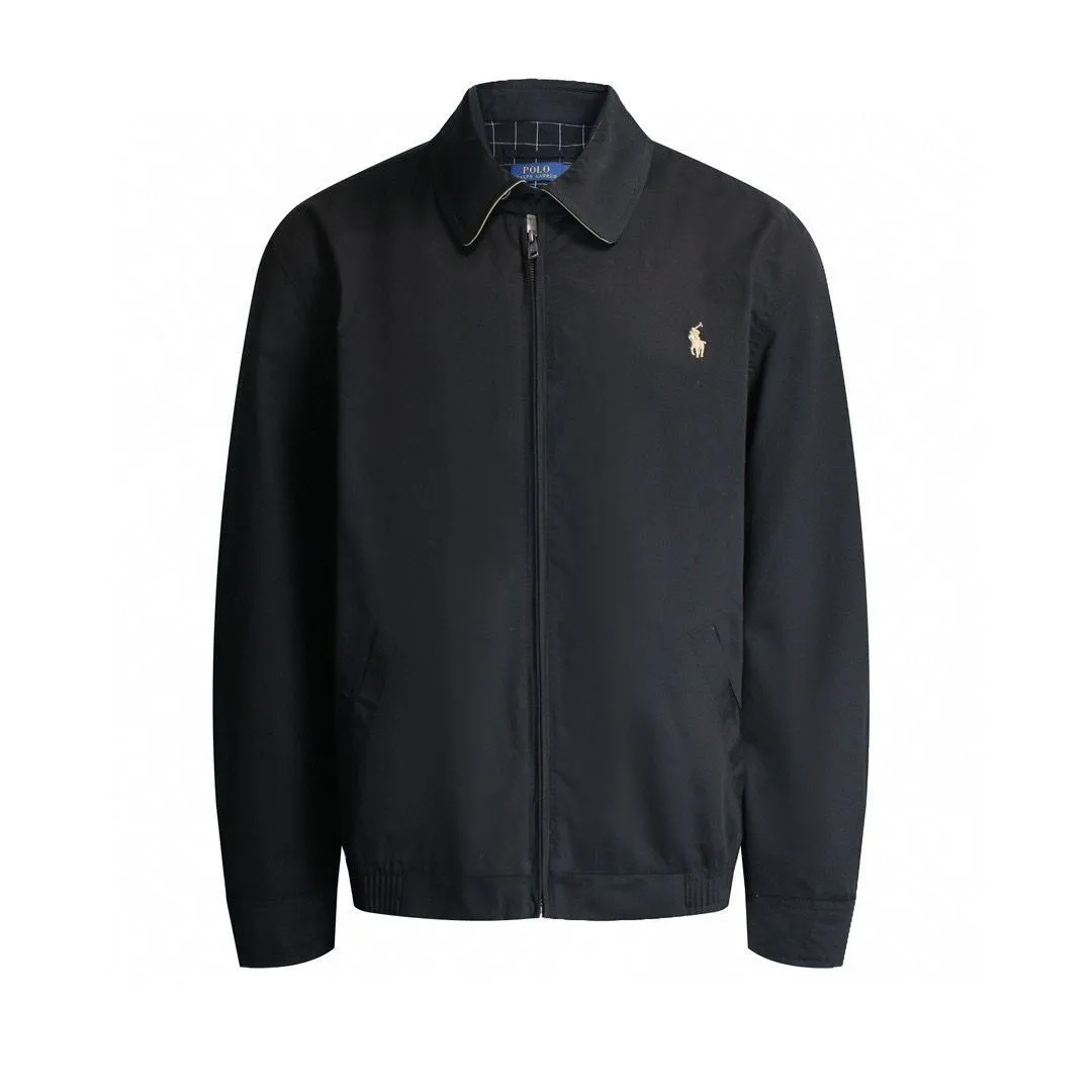P306 💰Ralph Lauren/Ralph Lauren American vintage classic lapel old cadre retro jacket. Classic design. Timeless classic. The cotton fabric is thick and wide, showing a sense of vintage. The collar and cuffs are decorated with colorful plaid. It looks good on both men and women. Wear it as comfortable as you want. It focuses on relaxed retro YYDS. One piece for both men and women. An indispensable piece for autumn and winter. The most popular jacket at the moment. One hundred percent cotton twill is thick and thick, ⚠️correctly spaced red and green plaid lining, imported high-density embroidery. The Harrington jacket has a loose fit, is short and fat, and is super versatile. It is clean-fitting and is suitable for both men and women. Color: Black Size: M-XXL Size Length Bust Sleeve length Shoulder width M 67 110 61 L 68 114 62 XL 70 118 63 2XL 72 122 64